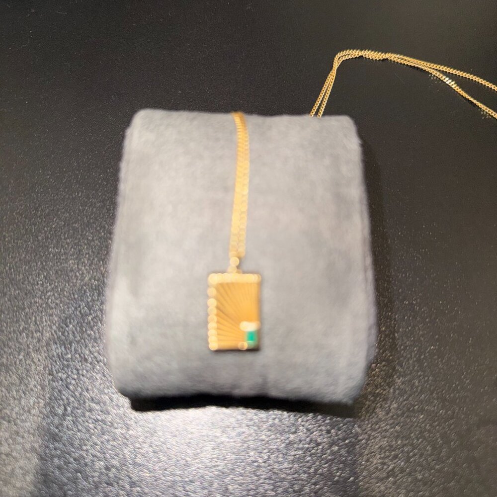 Miansai Gold Rectangular Link Chain Necklace - image 2